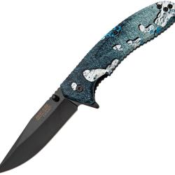 Couteau Pliant Bear & Son Brisk A/O Lame Acier 440 Manche Zytel Linerlock BC61138