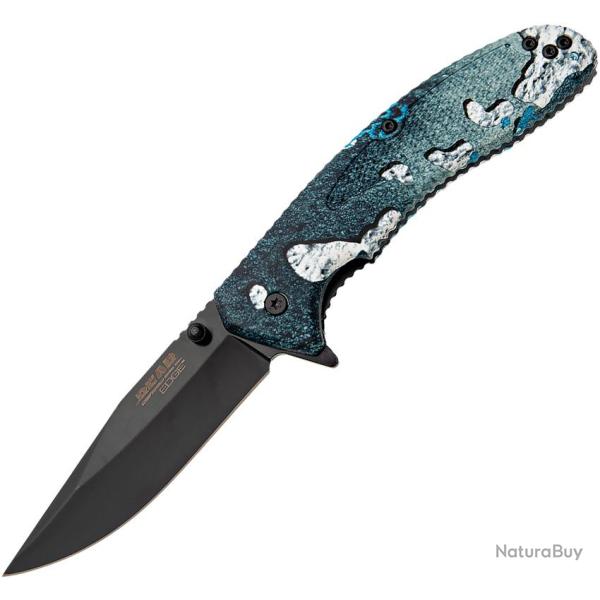 Couteau Pliant Bear & Son Brisk A/O Lame Acier 440 Manche Zytel Linerlock BC61138