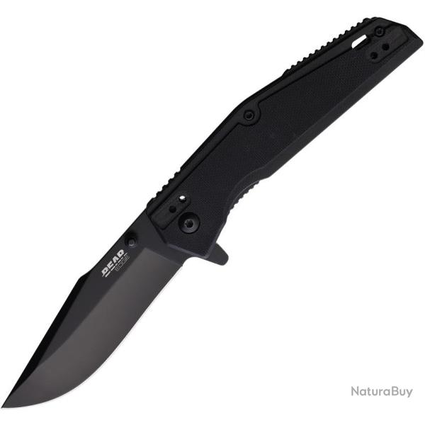 Couteau Pliant Bear & Son A/O Lame Inox Manche G10 Noir Linerlock BC61534
