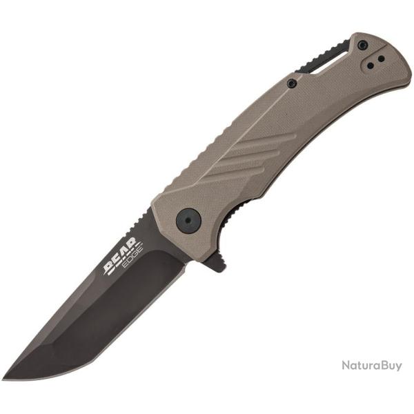 Couteau Pliant Bear & Son A/O Lame Acier 440 Tanto Manche G10 Tan Linerlock BC71139