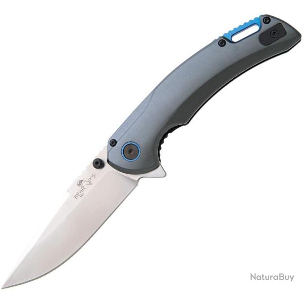 Couteau Bear & Son Loadout I A/O Lame Acier 14C28N Manche Aluminium Gris Linerlock BCA600ALGYS