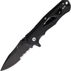 Couteau Bear & Son Rancor II Lame Acier CPM-S35VN Manche G10 Noir Linerlock BCMC400B4BS35SR