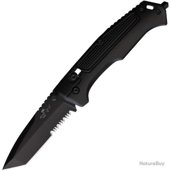 Couteau Pliant Bear & Son Lame Inox Tanto Manche Aluminium Noir Slide Lock BCMC560AIBKBSR