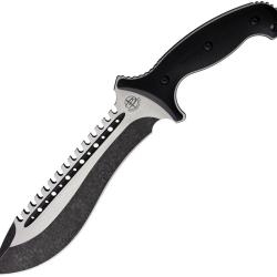 Couteau Fixe Begg Knives Bolo Lame Acier AUS-10 20,32 cm Manche Nylon Noir &Eacute;tui Nylon BG022