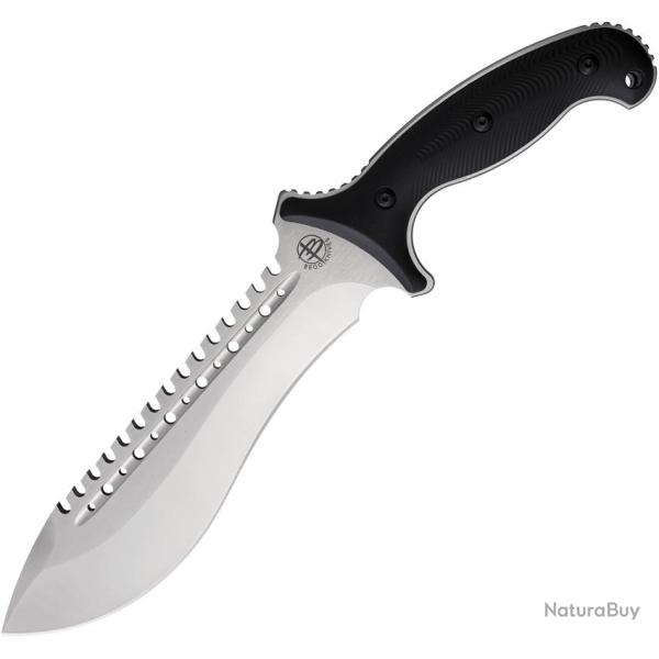 Couteau Fixe Begg Knives Bolo Lame Acier AUS-10 Satin�e Manche Nylon Noir �tui Nylon BG023