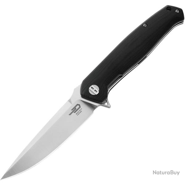 Couteau Pliant Bestech Knives Swordfish Lame Acier D2 Manche G10 Noir Linerlock BTKG03H