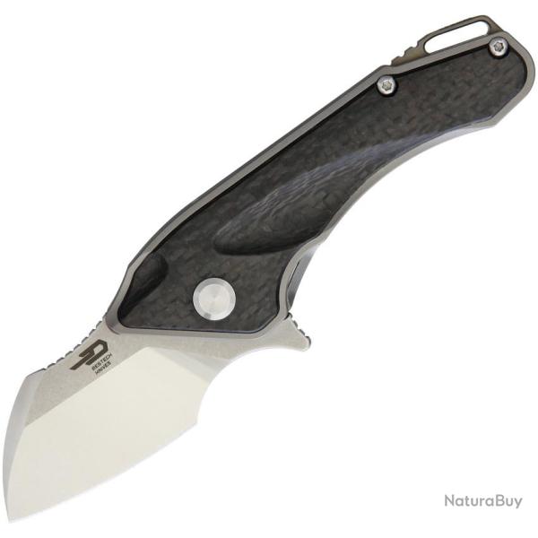 Couteau Pliant Bestech Knives IMP Lame Acier CPM-S35VN Manche Titane et Carbone Framelock BTKT1710A