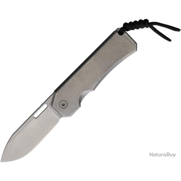 Couteau Pliant Big Idea Design Lame Acier CPM-S35VN Manche Titane Framelock BIG004