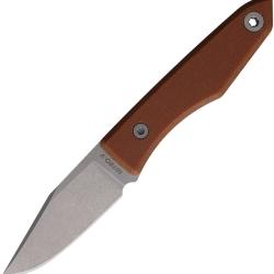 Couteau Big Idea Design Lookout Lame Acier Nitro-V Manche Micarta Marron &Eacute;tui Kydex BIG009MBR