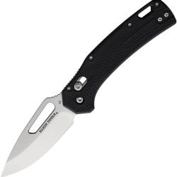 Couteau Pliant BlackFire Lame Acier D2 Drop Point Manche Nylon Noir Pivot Lock BFOGK000BKB