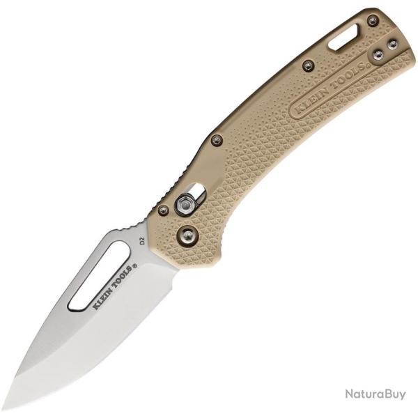 Couteau Pliant BlackFire Lame Acier D2 Drop Point Manche Nylon Tan Pivot Lock BFOGK000TNB