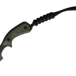 Couteau Fixe BMC Bladeworks M13 Imp Neck Lame Acier D2 Manche Micarta Vert &Eacute;tui Kydex BMCIMP135B