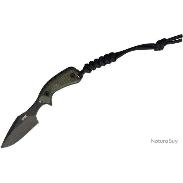 Couteau Fixe BMC Bladeworks M13 Imp Neck Lame Acier D2 Manche Micarta Vert �tui Kydex BMCIMP135B