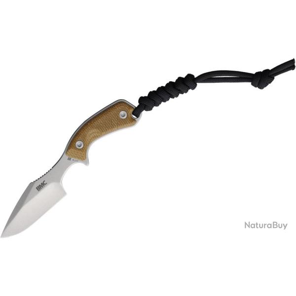 Couteau Fixe BMC Bladeworks M13 Imp Neck Lame Acier D2 Manche Micarta Tan �tui Kydex BMCIMP135R