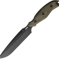 Couteau BMC Bladeworks M28 Solifuge Lame Acier D2 Manche Micarta Vert &Eacute;tui Kydex BMCSOL284B