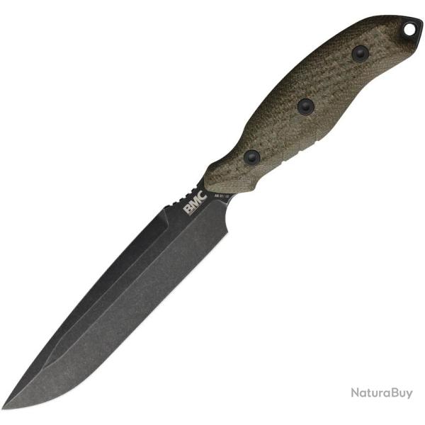 Couteau BMC Bladeworks M28 Solifuge Lame Acier D2 Manche Micarta Vert �tui Kydex BMCSOL284B