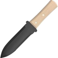 Couteau Fixe Bonsai Hori Garden Lame Acier Carbone Manche Bois &Eacute;tui BONH30