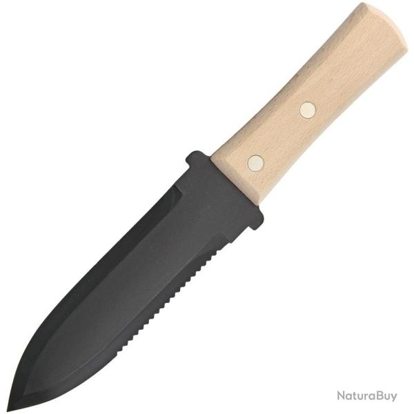 Couteau Fixe Bonsai Hori Garden Lame Acier Carbone Manche Bois �tui BONH30