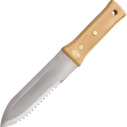 Couteau Fixe Bonsai Hori Garden Lame Inox Manche Bois &Eacute;tui BONUB030