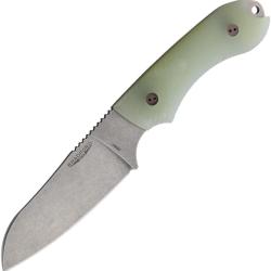 Couteau Fixe Bradford Knives Guardian 4 Sheepsfoot Lame Acier N690 Manche G10 &Eacute;tui Cuir BRAD4SF117