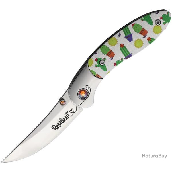Couteau Pliant Brighten Blades Resilient Lame Acier 8Cr13MoV Manche Aluminium Linerlock BB006