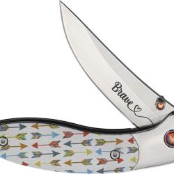 Couteau Pliant Brighten Blades Brave Lame Acier 8Cr13MoV Manche Aluminium Linerlock BB007