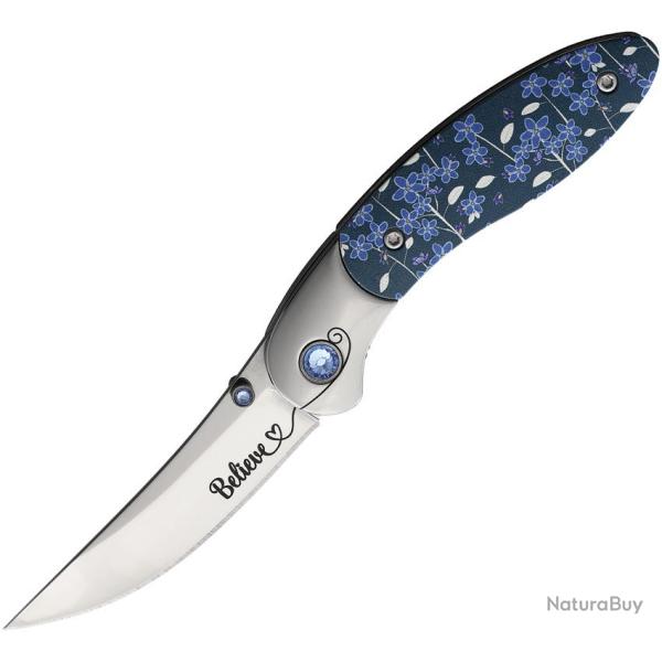 Couteau Pliant Brighten Blades Believe Lame Acier 8Cr13MoV Manche Aluminium Linerlock BB010