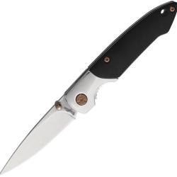 Couteau Pliant Brighten Blades Not So Heavy Metal Lame Inox Manche Aluminium Noir Linerlock BB125