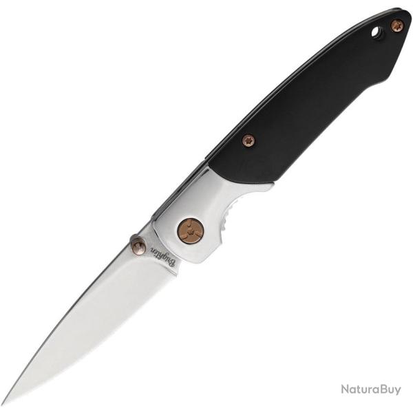 Couteau Pliant Brighten Blades Not So Heavy Metal Lame Inox Manche Aluminium Noir Linerlock BB125