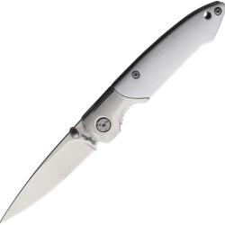 Couteau Pliant Brighten Blades Not So Heavy Metal Lame Inox Manche Aluminium Gris Linerlock BB128