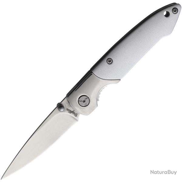 Couteau Pliant Brighten Blades Not So Heavy Metal Lame Inox Manche Aluminium Gris Linerlock BB128