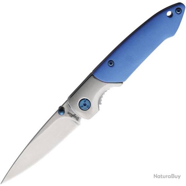 Couteau Pliant Brighten Blades Not So Heavy Metal Lame Inox Manche Aluminium Bleu Linerlock BB129