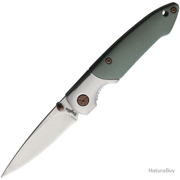 Couteau Pliant Brighten Blades Not So Heavy Metal Lame Inox Manche Aluminium Vert Linerlock BB130