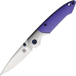 Couteau Pliant Brighten Blades Not So Heavy Metal Lame Inox Manche Aluminium Violet Linerlock BB137