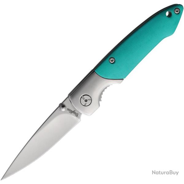 Couteau Pliant Brighten Blades Not So Heavy Metal Lame Inox Manche Aluminium Bleu Canard BB146B