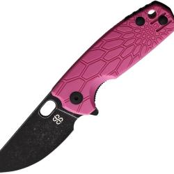 Couteau Pliant Brighten Blades Baby Core Lame Acier N690 Manche FRN Rose Linerlock BB608PB