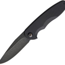 Couteau Pliant Brous Blades Specter Lame Acier D2 Manche G10 Noir Framelock BRB215