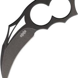 Couteau Fixe Brous Blades Silent Enforcer Neck Lame Acier D2 &Eacute;tui Kydex BRB261