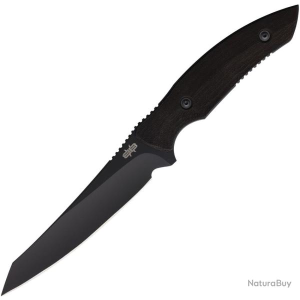 Couteau Fixe Brous Blades Mac Daddy Lame Acier D2 Manche G10 Noir �tui Kydex BRB269