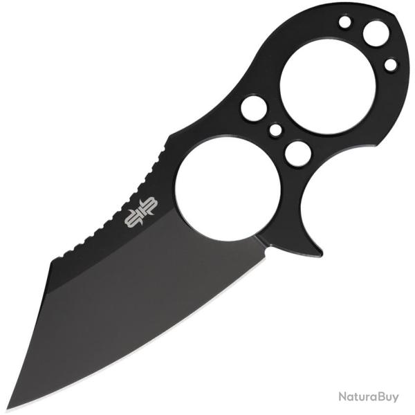 Couteau Fixe Brous Blades Silent Solider Ranger v2 Lame Acier D2 Noire Drop Point �tui Kydex BRB285