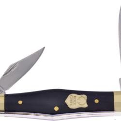 Couteau Pliant Buckcreek International Whittler Buffalo Lame Inox Manche Corne BCI6308BH