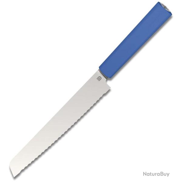 Couteau de Cuisine Butterfork Bread Lame Acier AR-RPM9 Manche ABS Bleu �tui Bois BF01BKBU