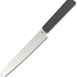 Couteau de Cuisine Butterfork Bread Lame Acier AR-RPM9 Manche ABS Gris Fonc&eacute; &Eacute;tui Bois BF01BKDG