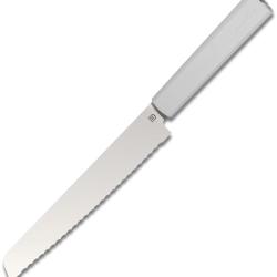 Couteau de Cuisine Butterfork Bread Lame Acier AR-RPM9 Manche ABS Gris &Eacute;tui Bois BF01BKLG