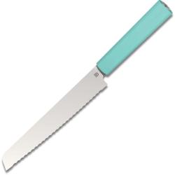 Couteau de Cuisine Butterfork Bread Lame Acier AR-RPM9 Manche ABS Vert &Eacute;tui Bois BF01BKMT