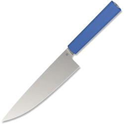 Couteau de Cuisine Butterfork Chef's Lame Acier AR-RPM9 Manche ABS Bleu &Eacute;tui Bois BF01CKBU
