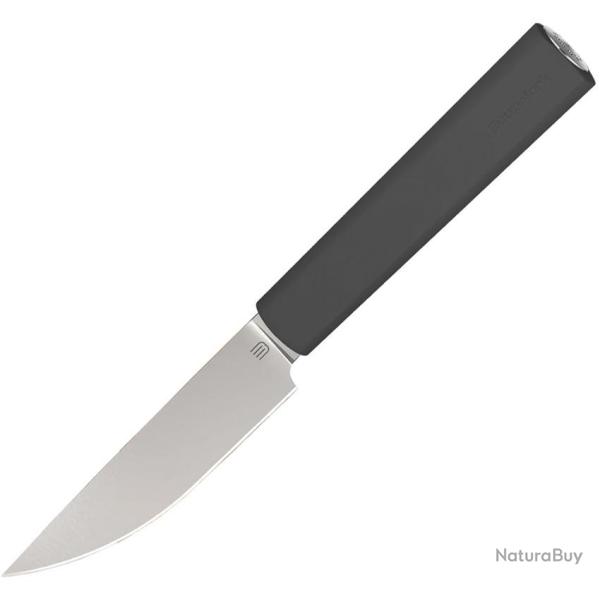 Couteau de Cuisine Butterfork Paring Lame Acier AR-RPM9 Manche ABS Gris Fonc� �tui Bois BF01PKDG