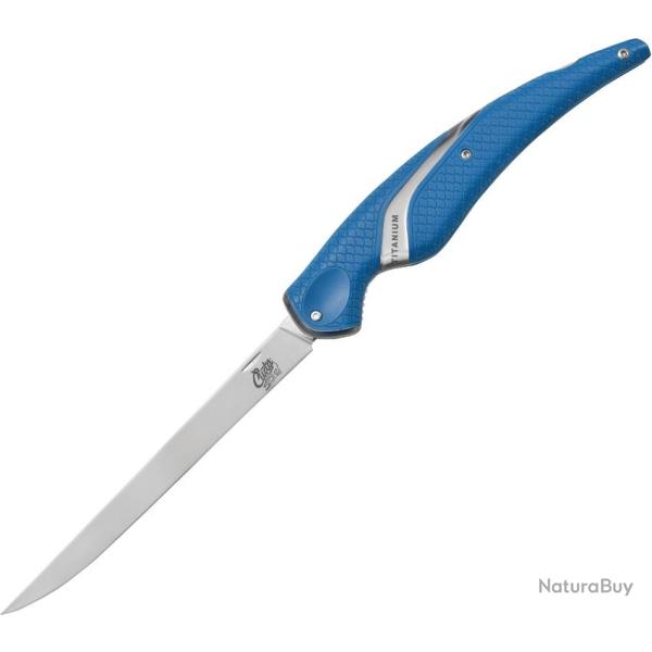 Couteau Pliant Camillus Cuda Titan Fillet Lame Acier 4116 Linerlock CM18205