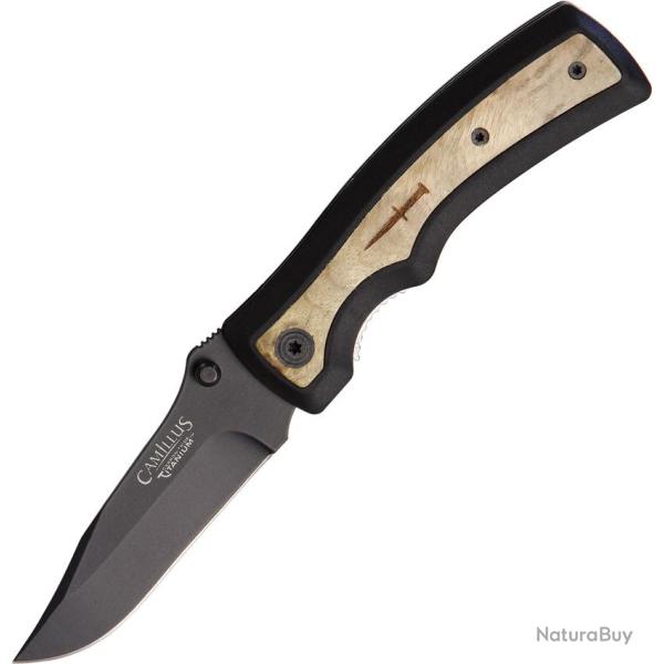 Couteau Pliant Camillus Slick Lame Acier AUS-8 Clip Point Linerlock CM19076