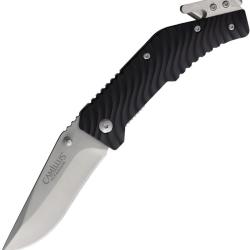Couteau Pliant Camillus Task A/O Lame Acier 440 Manche Nylon Noir Linerlock CM19385